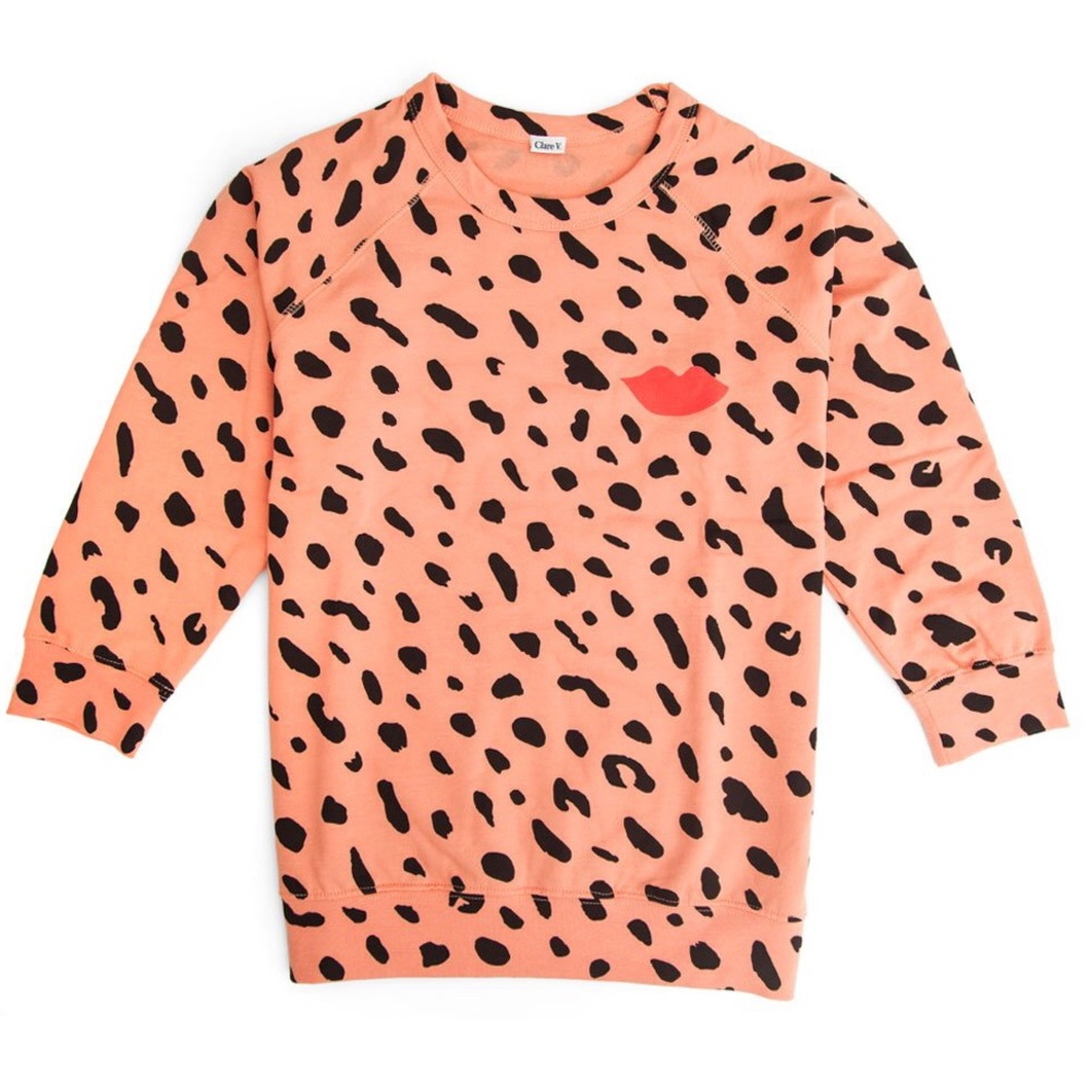 Clare V. x Melissa McCarthy 3/4 Slv sweatshirt